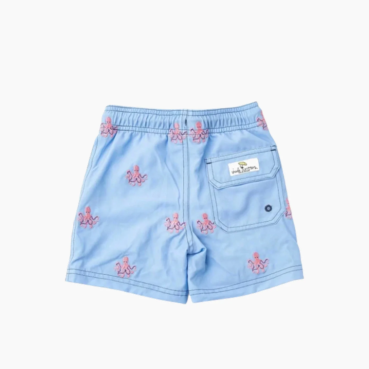 Shade Critters Octopus Icon Embroidered Swim Trunks - Image 2