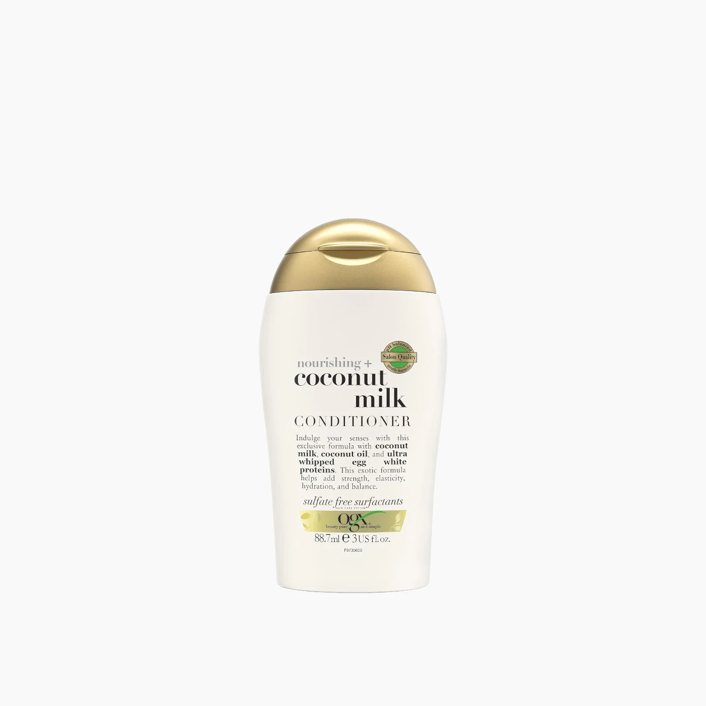 OGX Nourishing + Coconut Milk Conditioner Travel Size 88.7 mL