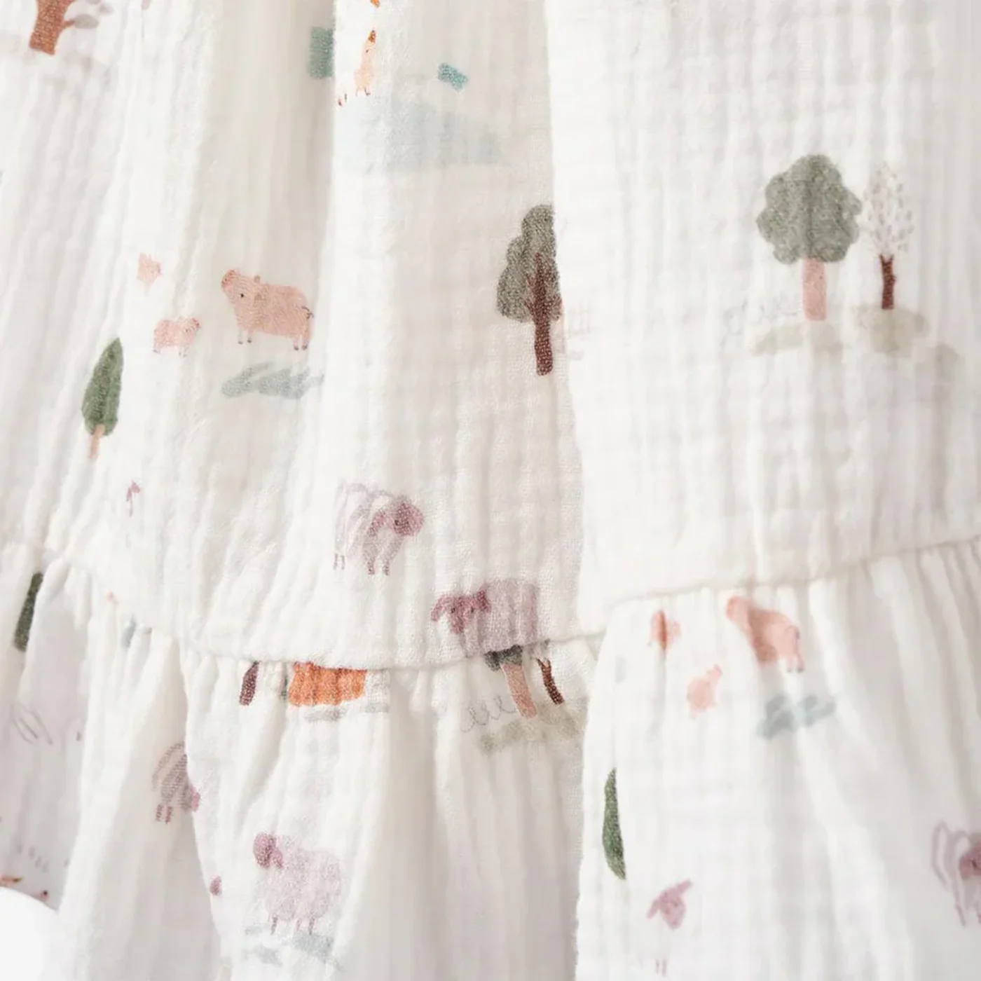 On The Farm Organic Muslin Tie Top Set - Image 2