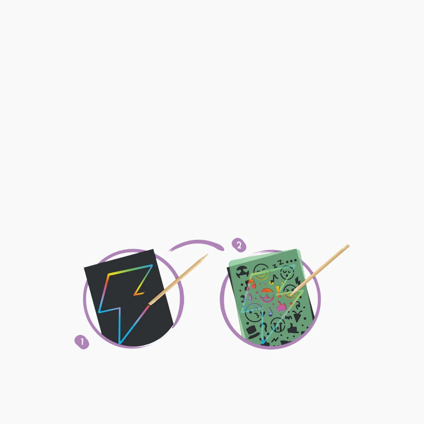 Hape Oodles Of Doodles Scratch Art Set - Image 3