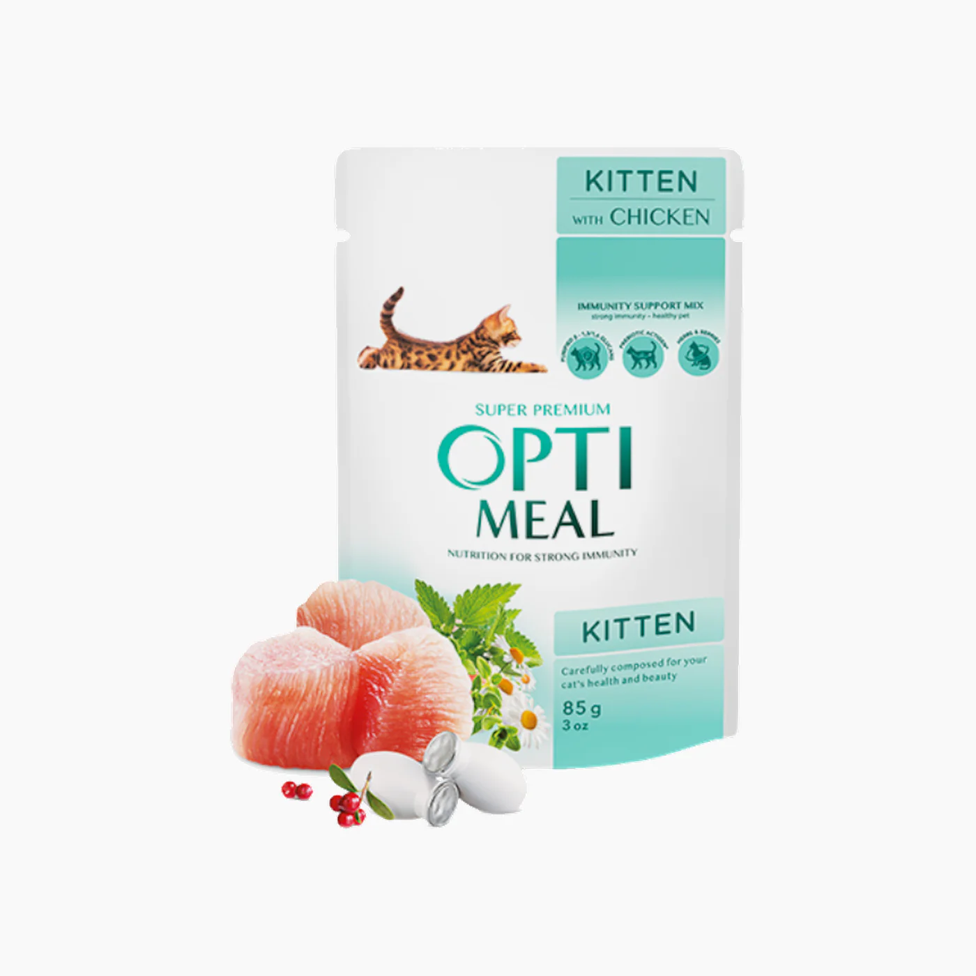Club4Paws Op Chicken Wet Food For Kitten (3+1) 340gm