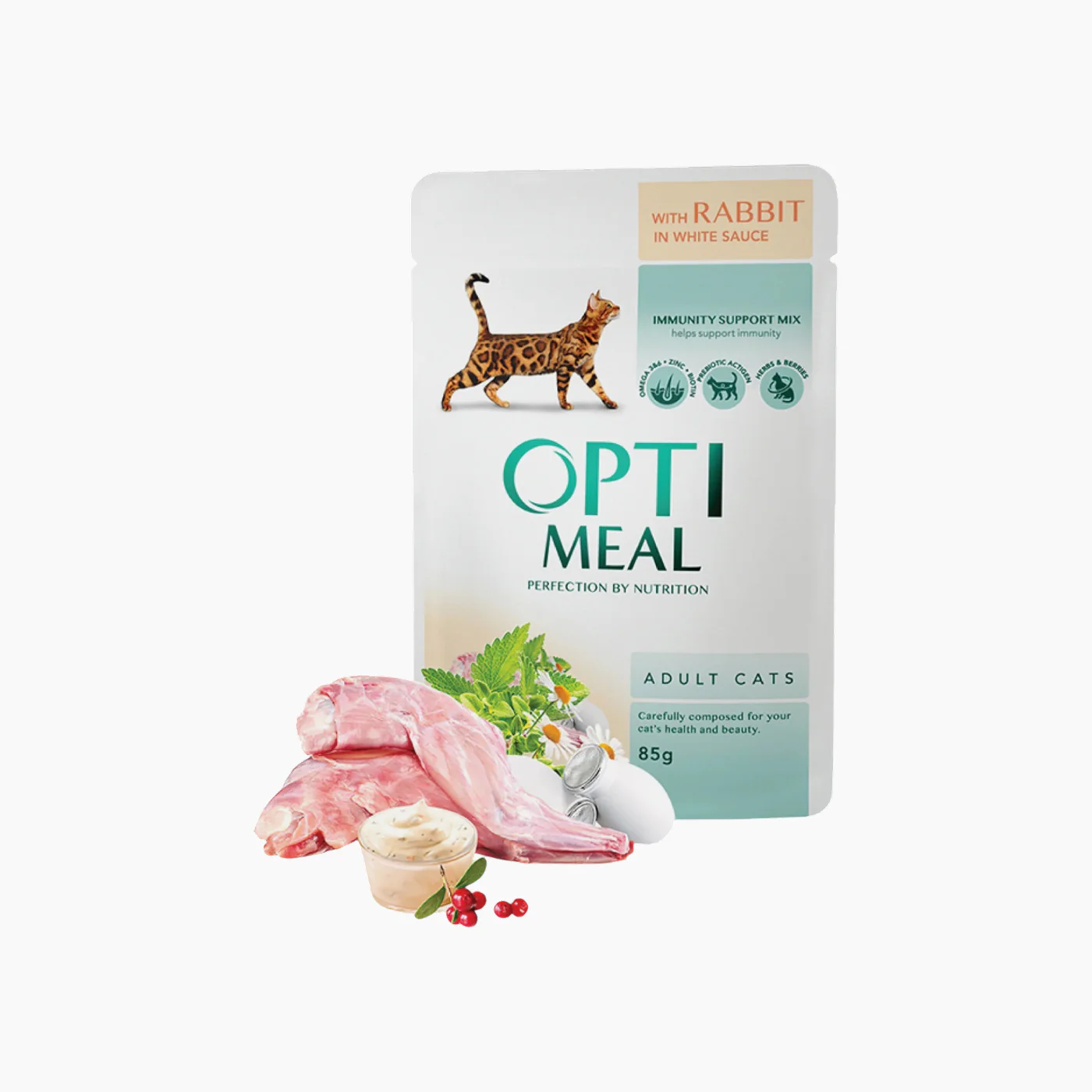 Club4Paws Op Wet Food For Adult Cat (3+1) 340gm - Image 2