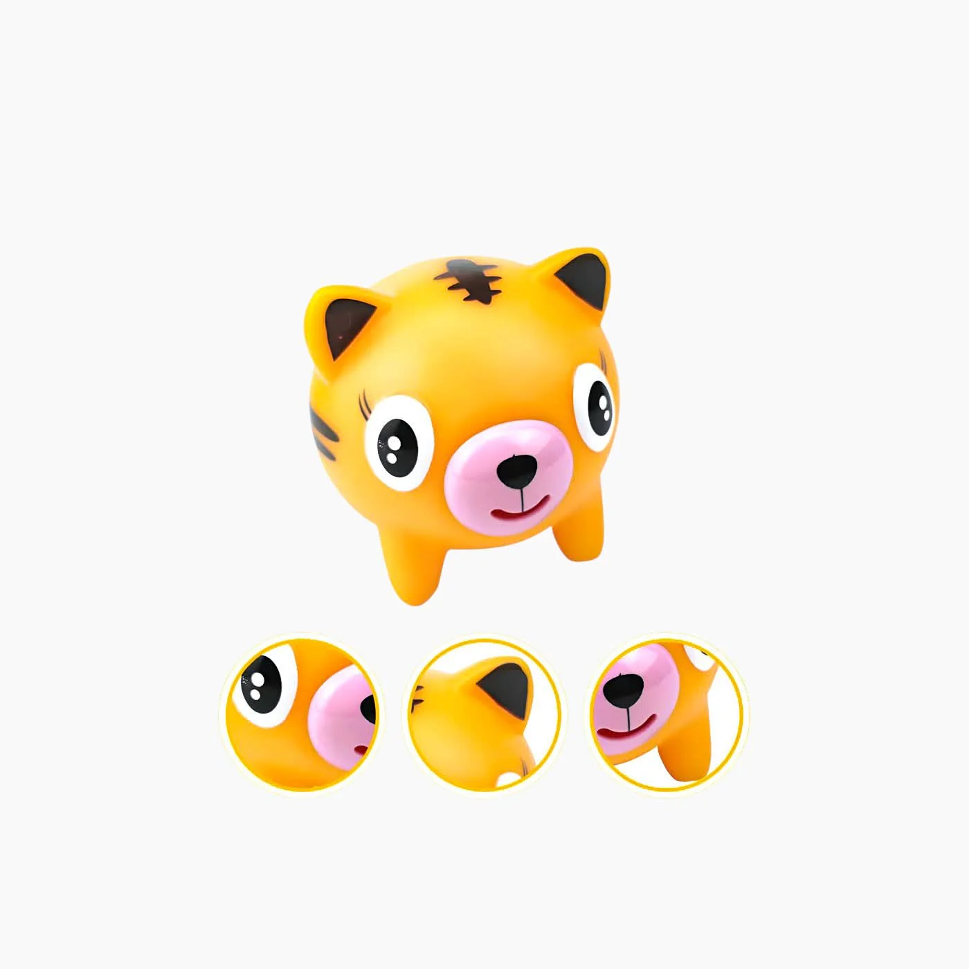 Pet Village Orange Little Piggy Cat Toy - Image 2