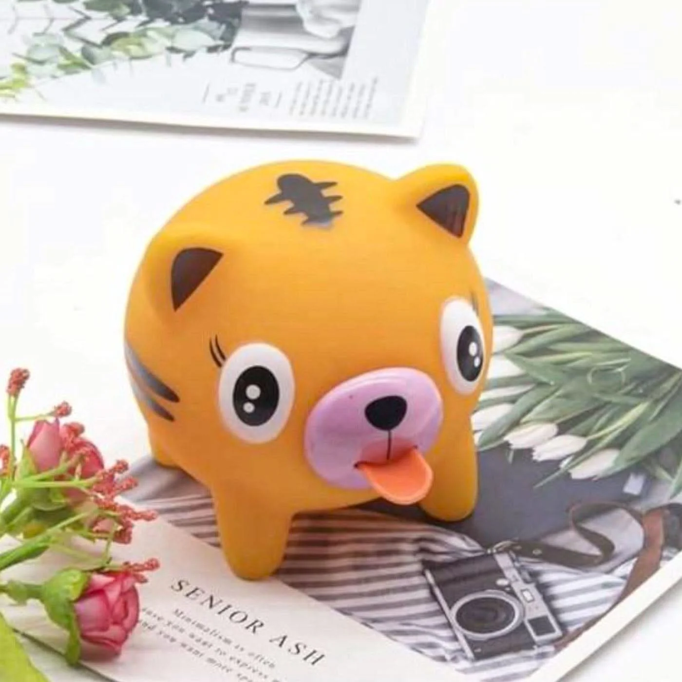 Pet Village Orange Little Piggy Cat Toy - Image 9