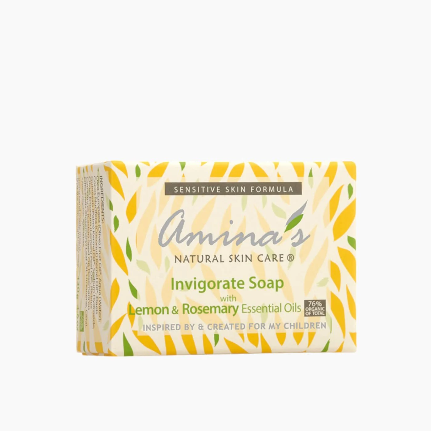 Amina's Organic Invigorate Soap 130 g