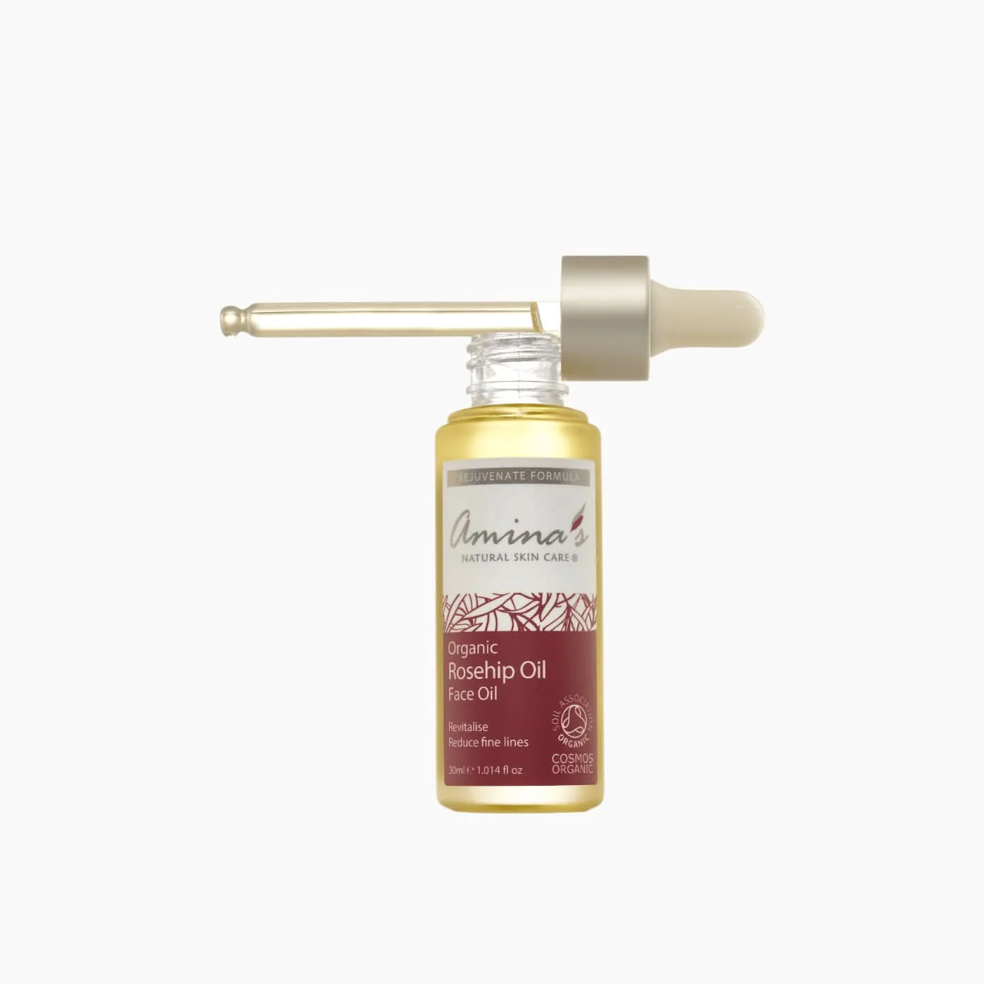Amina's Organic Rosehip Seed Face Oil Dropper 30 mL - Image 2