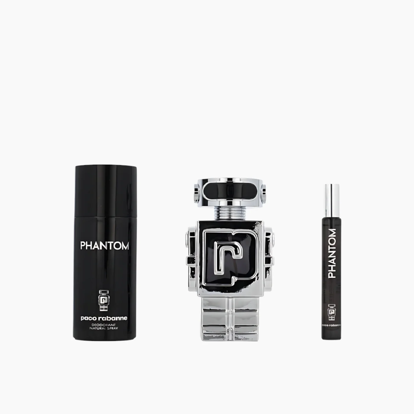 Paco rabanne Phantom EDT 100ML + EDT 10ML + Deodorant Spray 150ML Gift Set For Men - Image 3