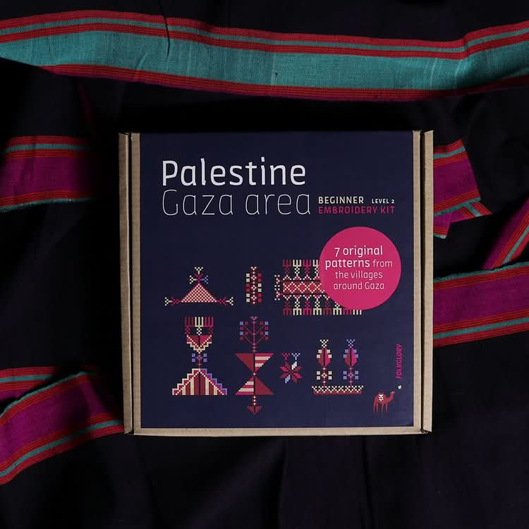 Folkglory Palestine Gaza Beginner Embroidery Kit - Image 3