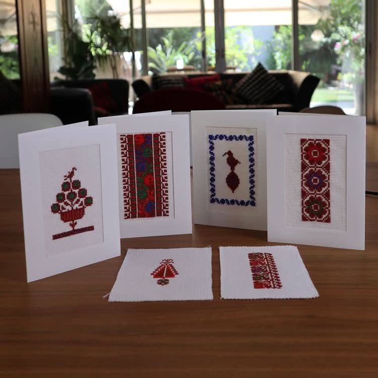 Folkglory Jaffa Villages Beginner Tatreez Embroidery Kit - Image 3
