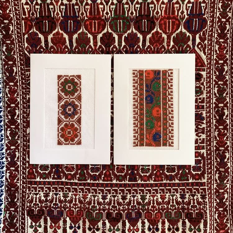 Folkglory Jaffa Villages Beginner Tatreez Embroidery Kit - Image 4