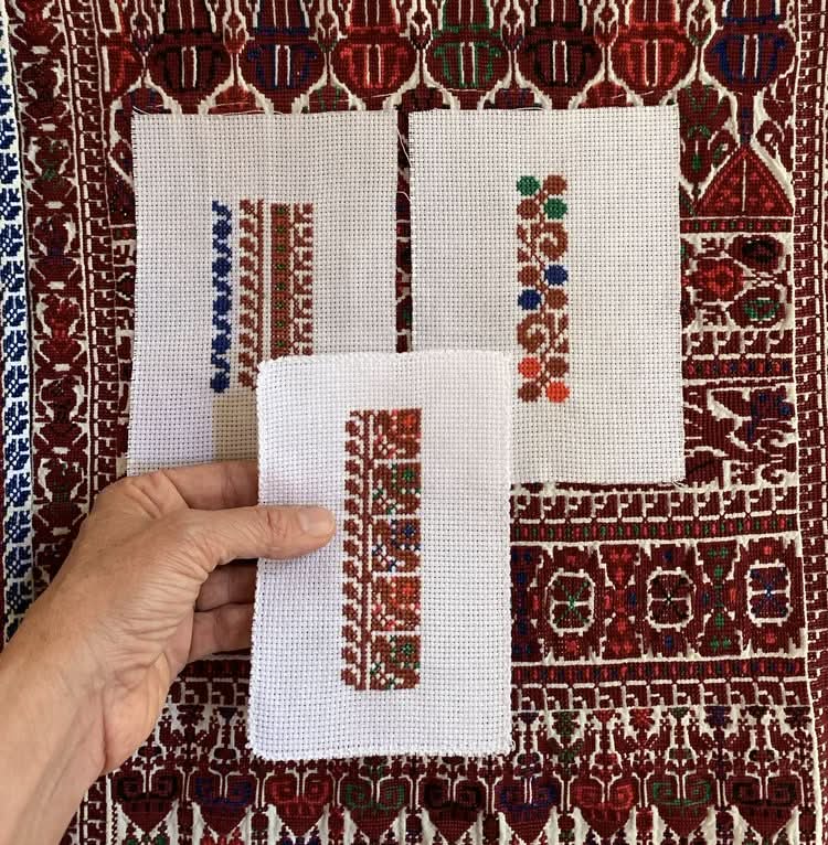 Folkglory Jaffa Villages Beginner Tatreez Embroidery Kit - Image 5