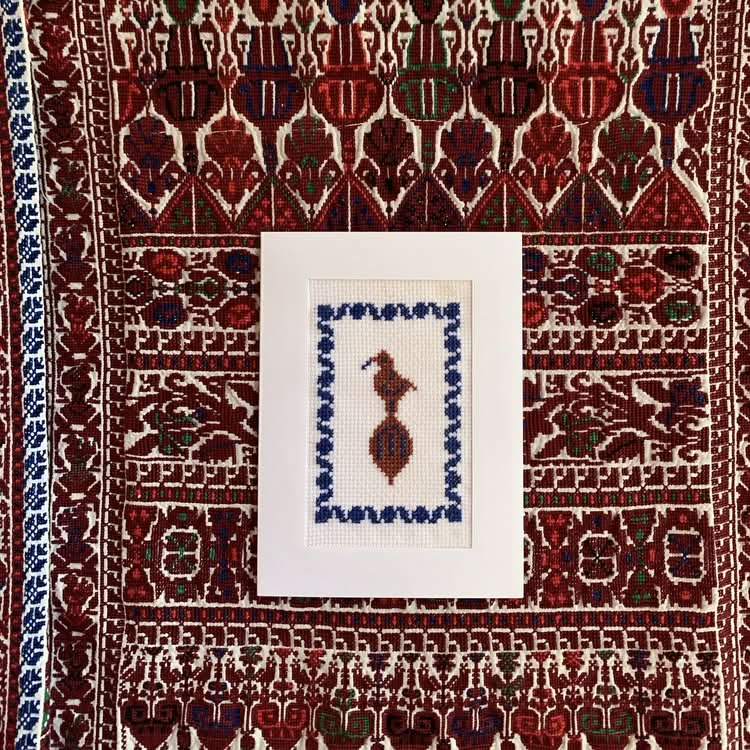 Folkglory Jaffa Villages Beginner Tatreez Embroidery Kit - Image 6