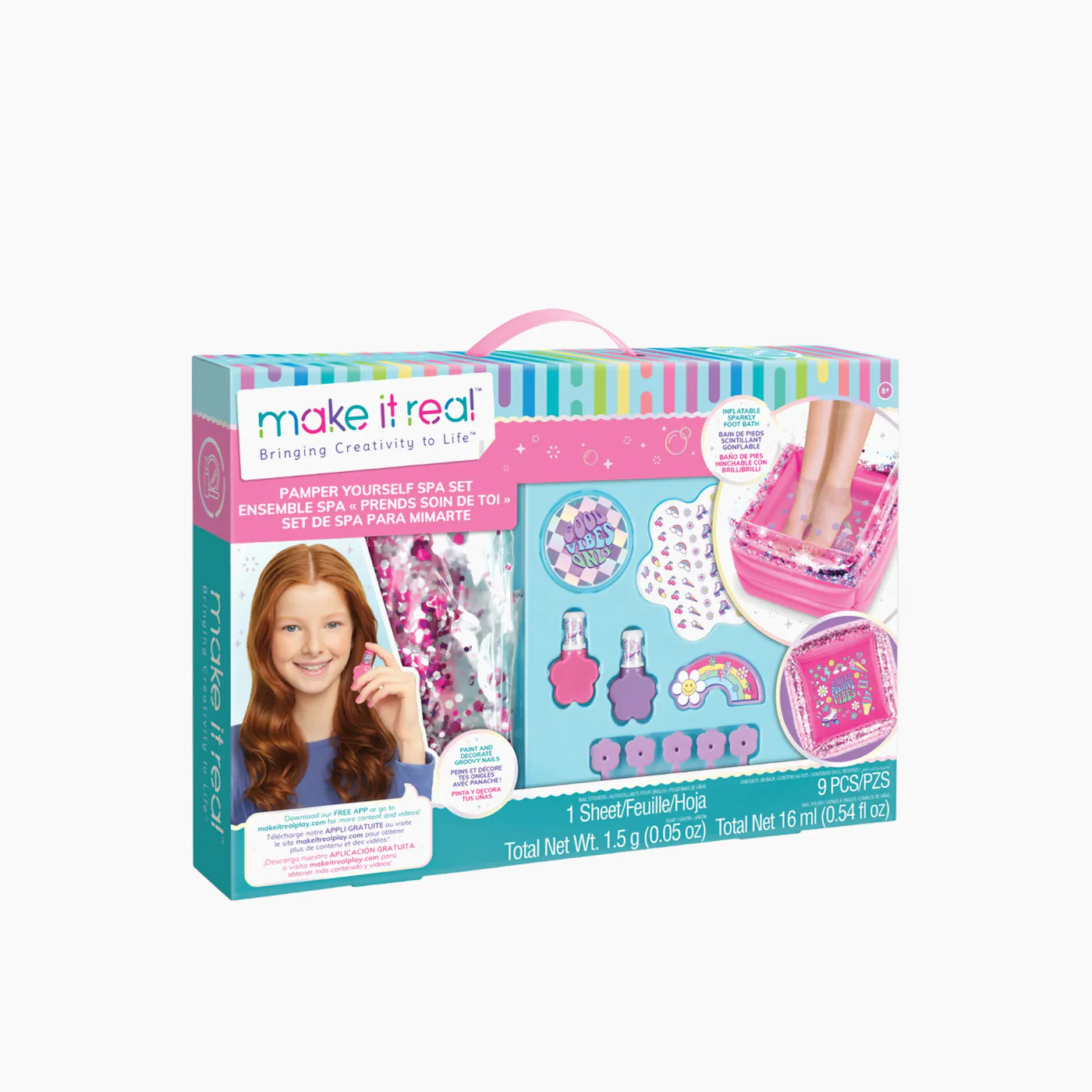 MAKE IT REAL Pamper Yourself Spa Set- 9 Pcs - Image 4