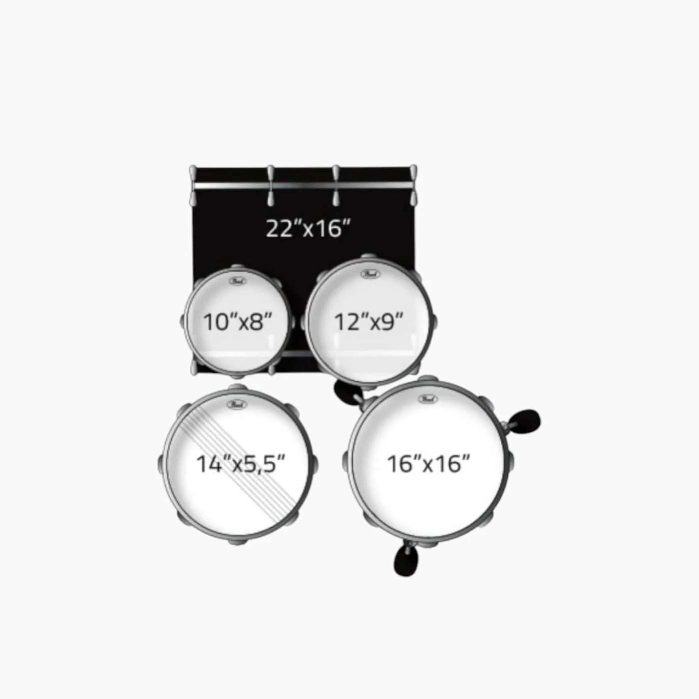 Pearl Drums Roadshow RS525SC Drum Kit - Image 2