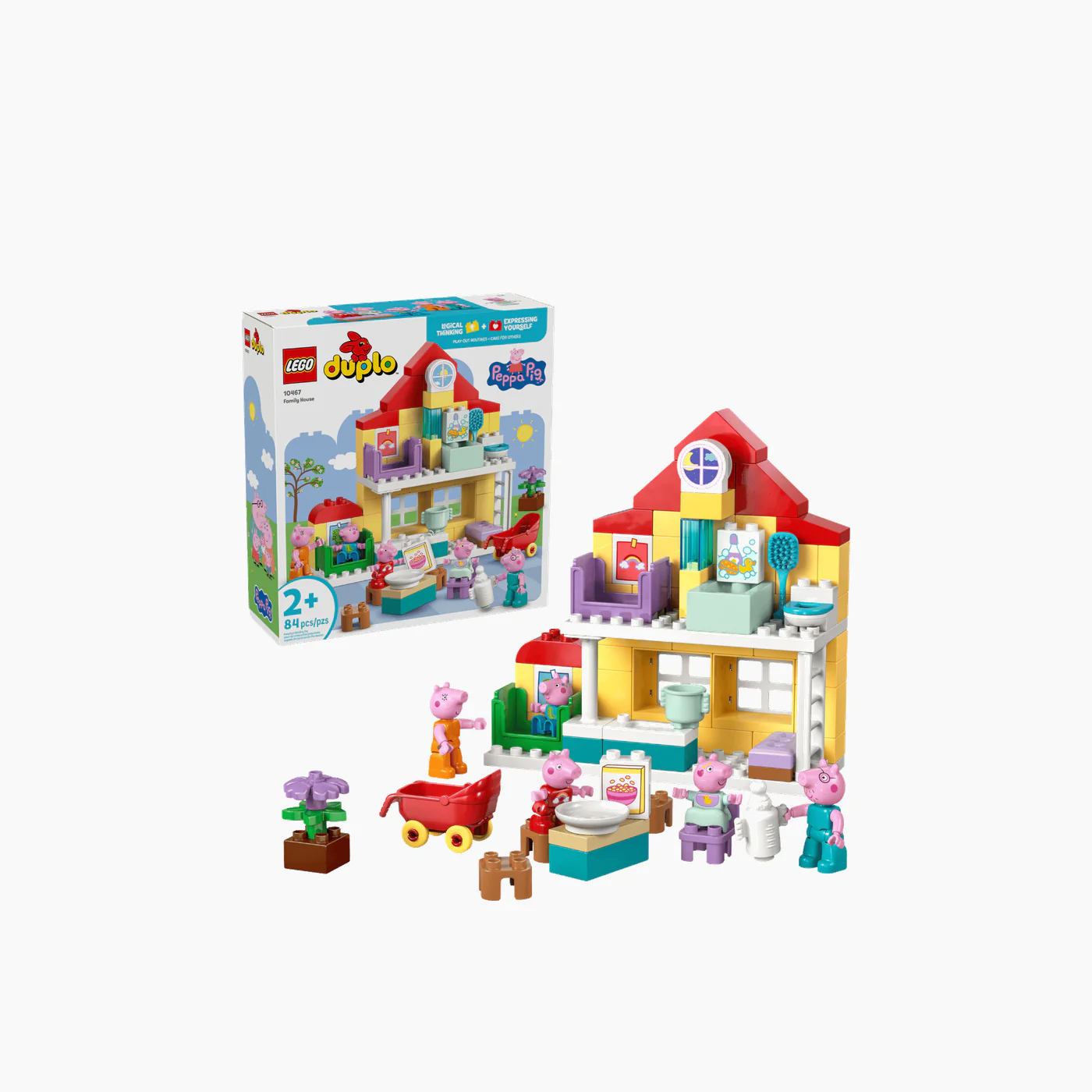 LEGO Peppa Pig Family House- 84 Pcs - Image 3