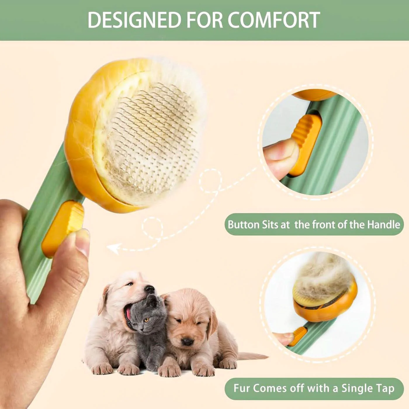 Pet Village Pet Pumpkin Brush - Image 5