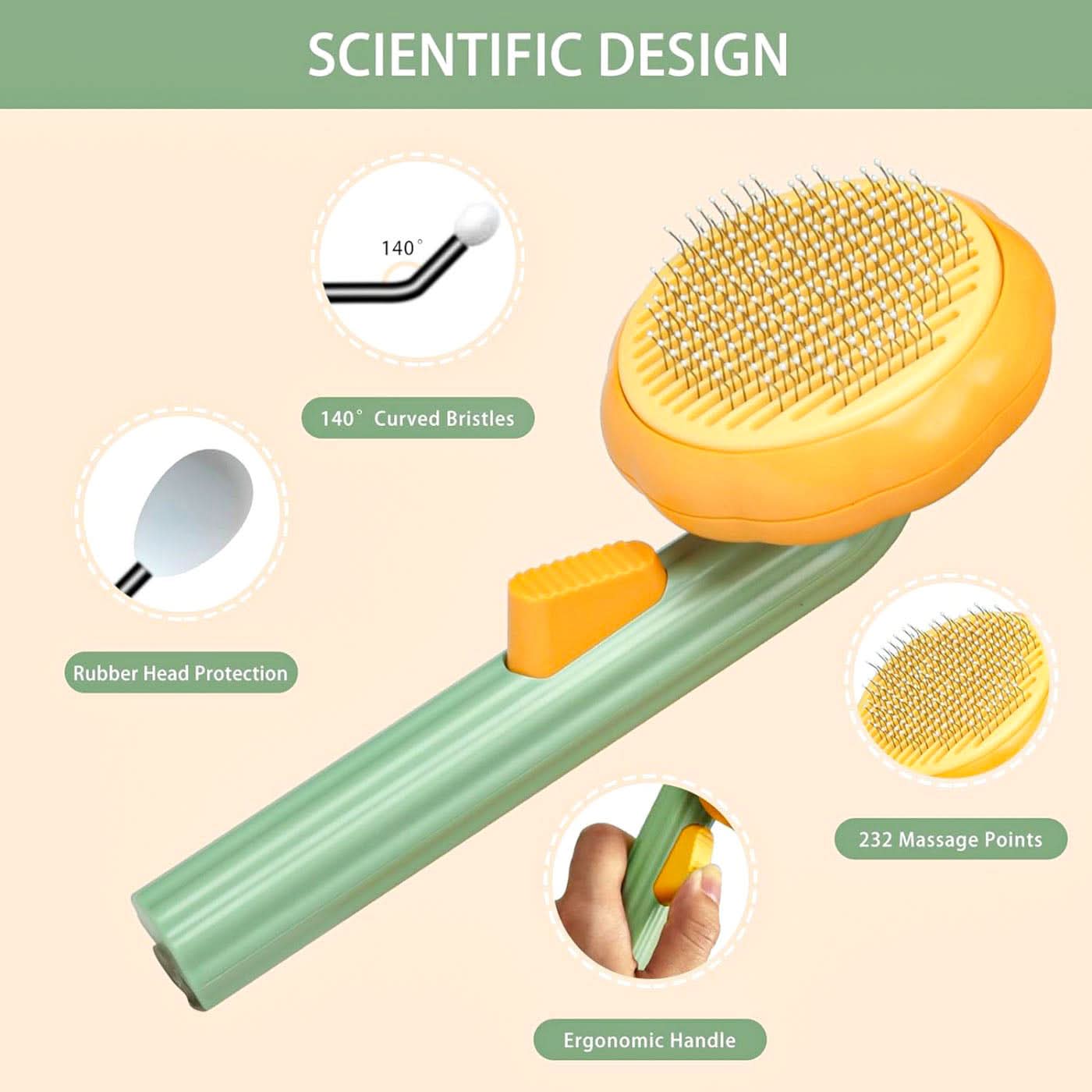 Pet Village Pet Pumpkin Brush - Image 6