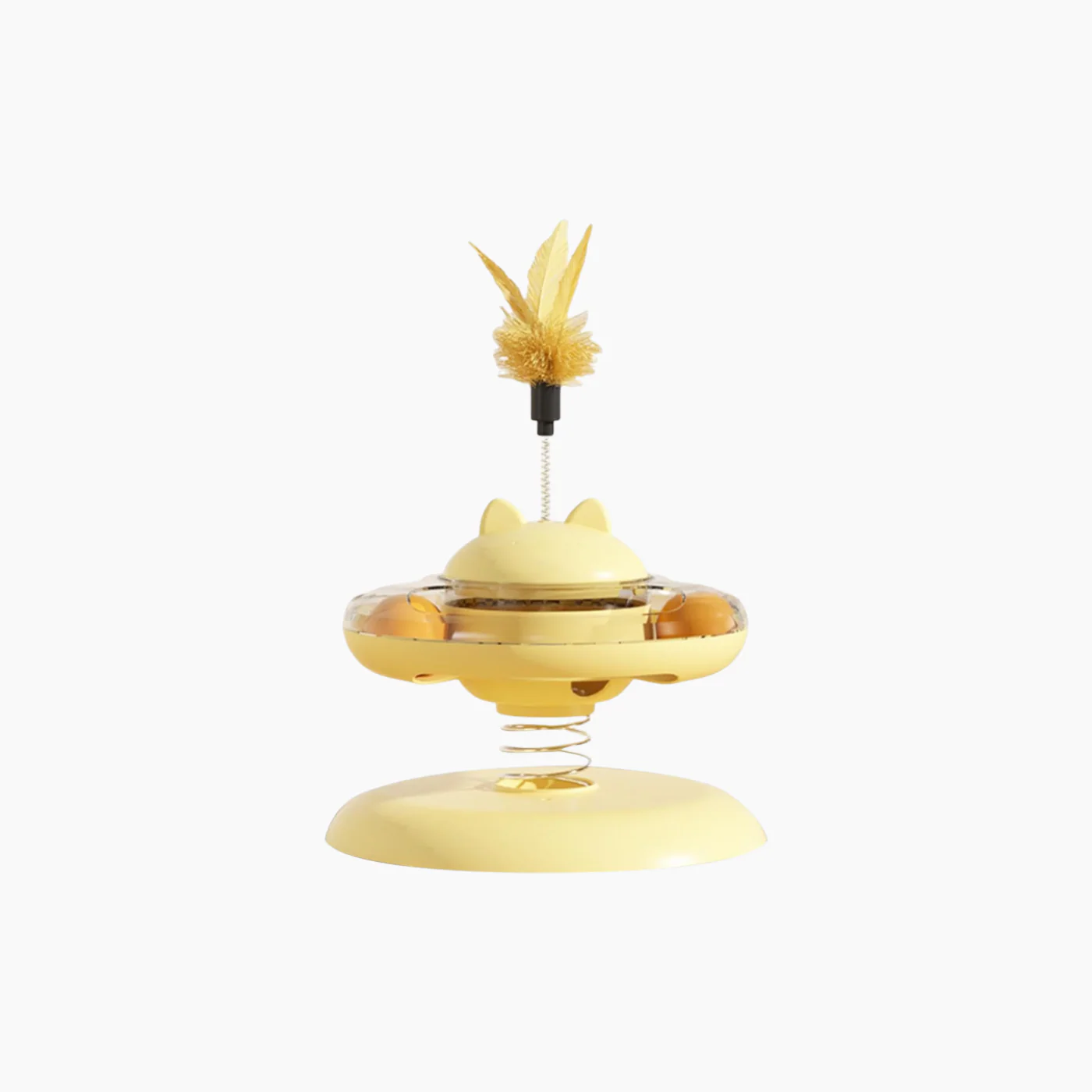 Village Care Cat Toy Yellow