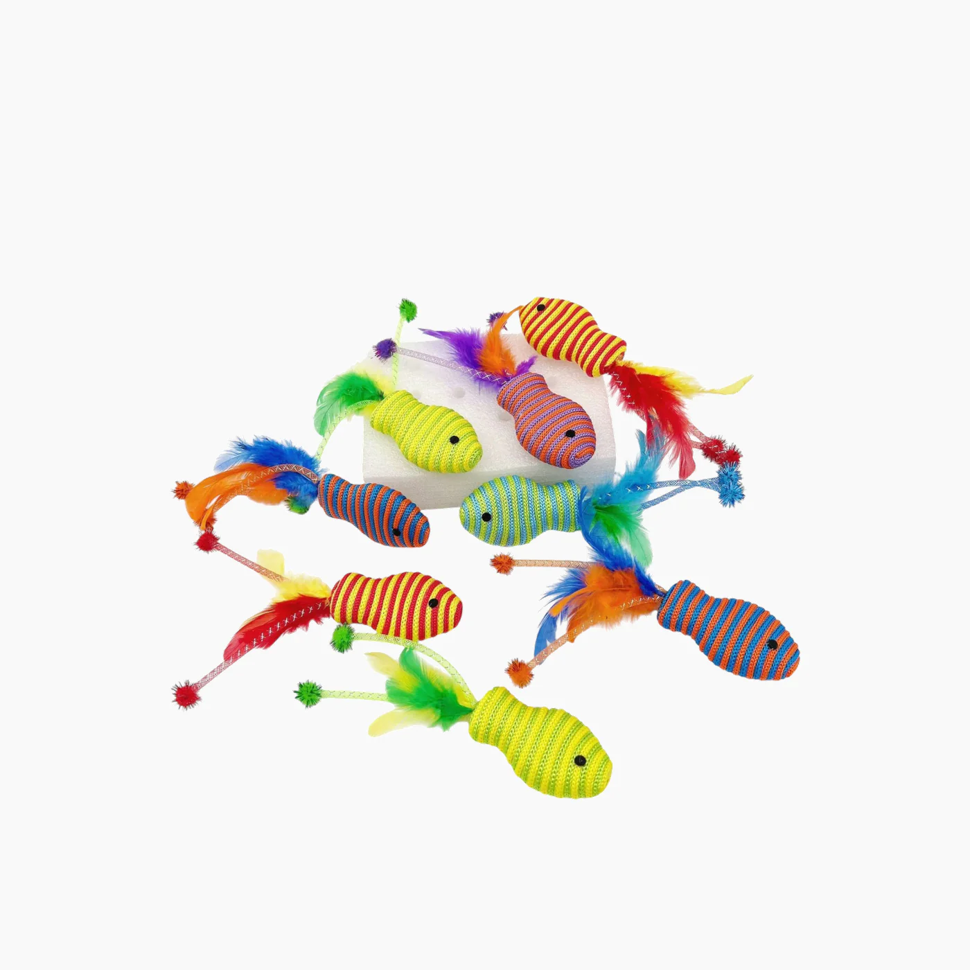 Village Care Catnip Fish Cat Toy Assorted Color - Image 7