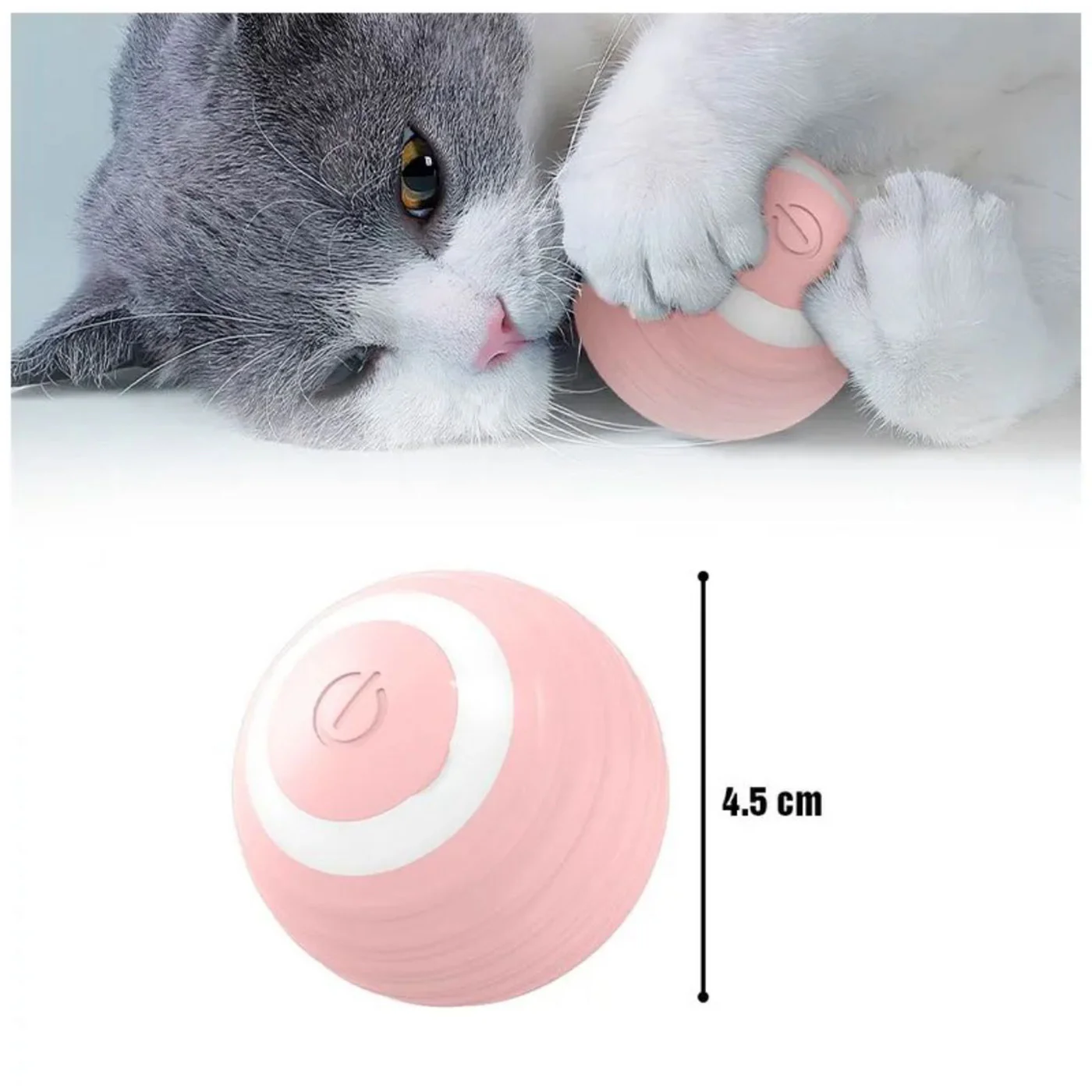 Village Care Interactive Cat Smart Ball Toy - Image 5
