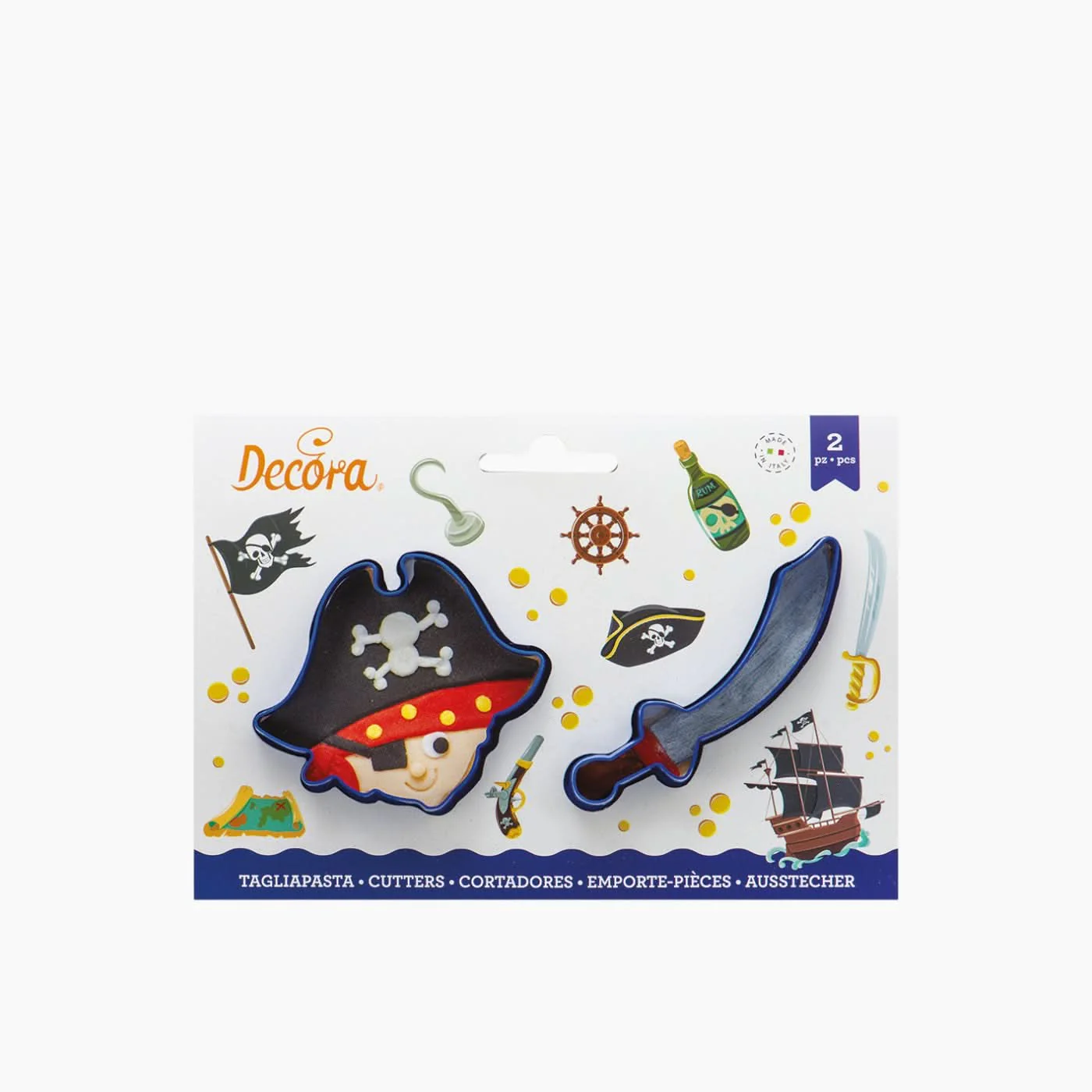 Decora Pirate and Sword Cookie Cutters