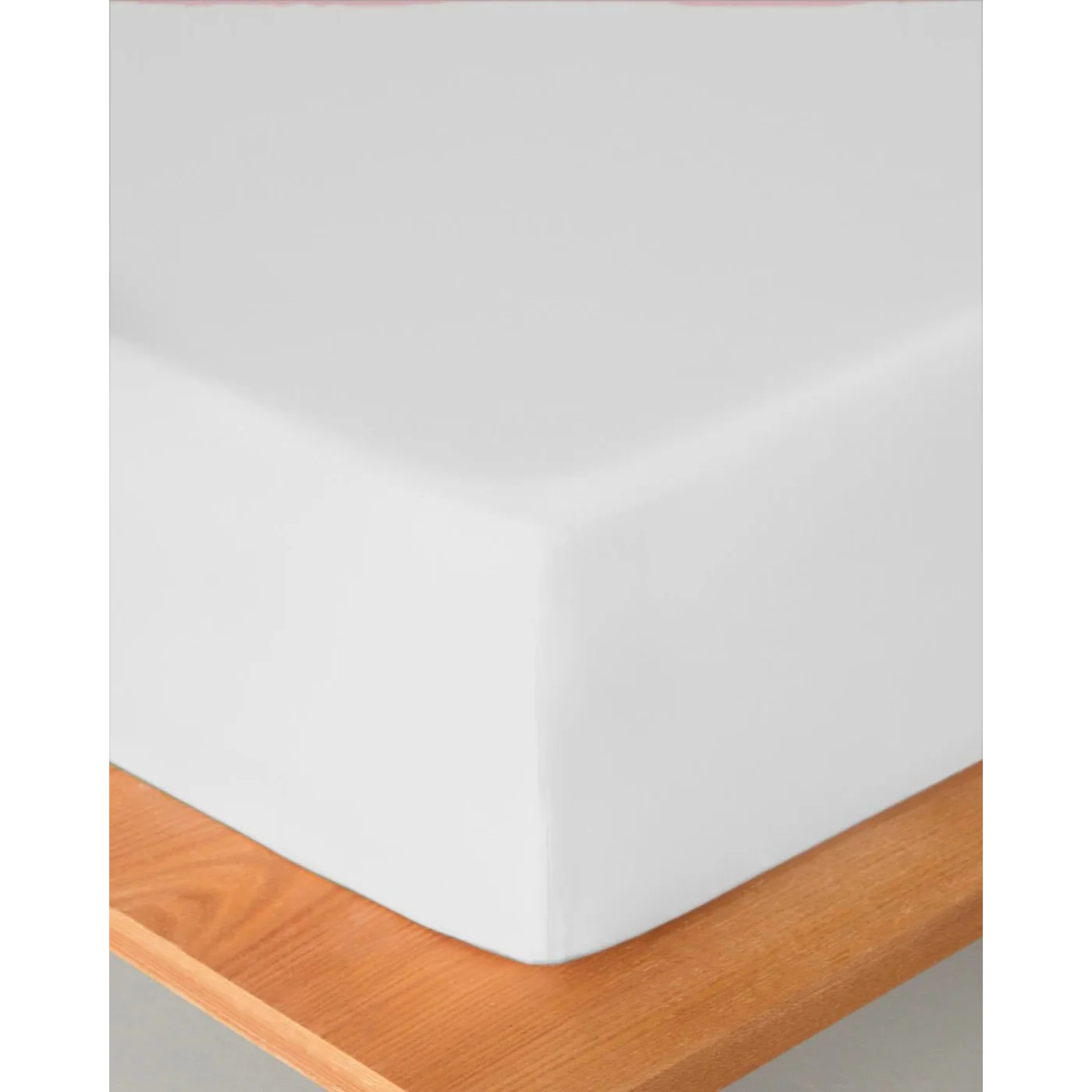 EH Living Plain Cotton Single Size Plus Fitted Sheet 120x200 cm - Image 3