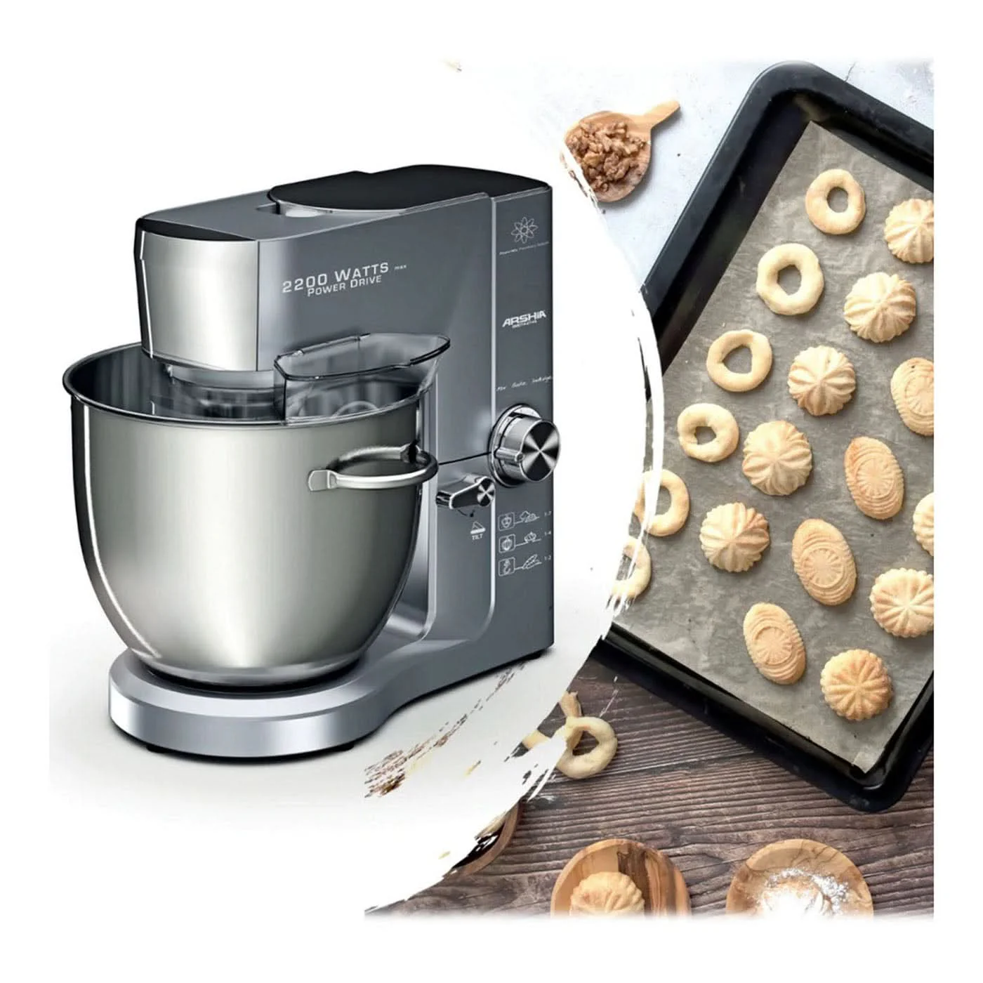 Arshia Planetary Stand Mixer - Image 3