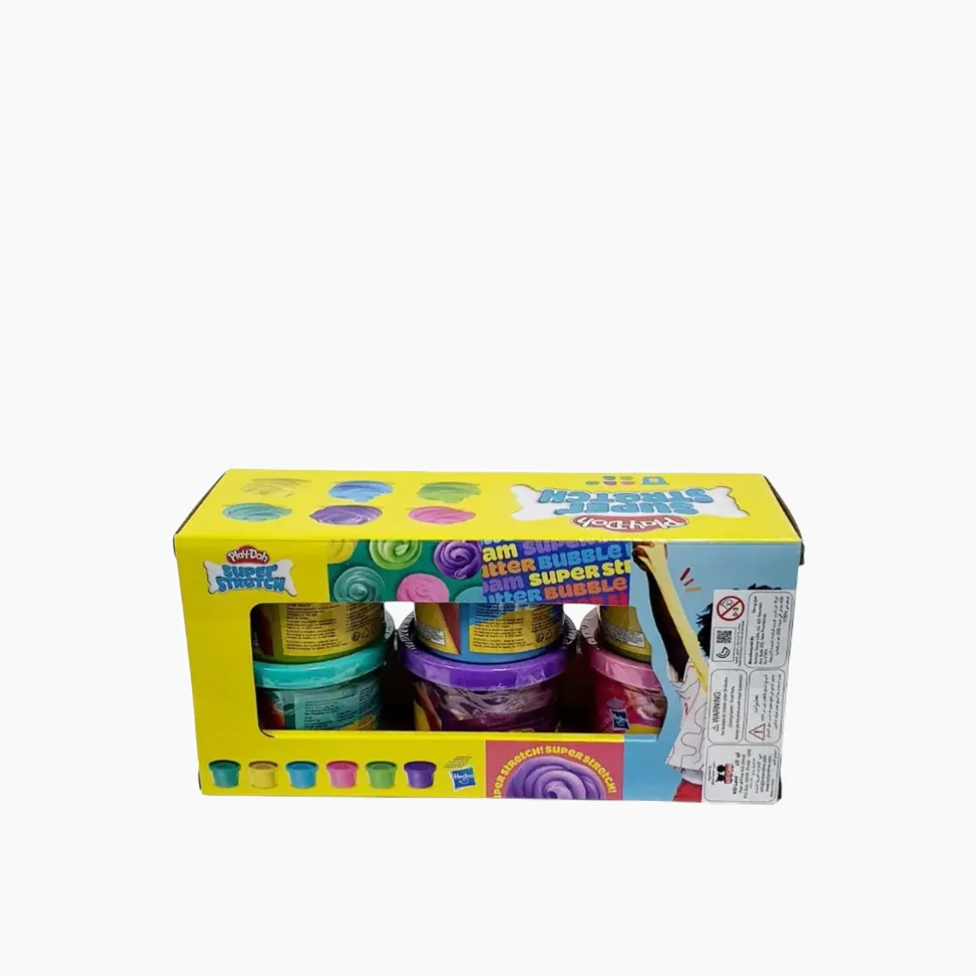 Play-Doh 6Pk Super Stretch Cans - Image 2