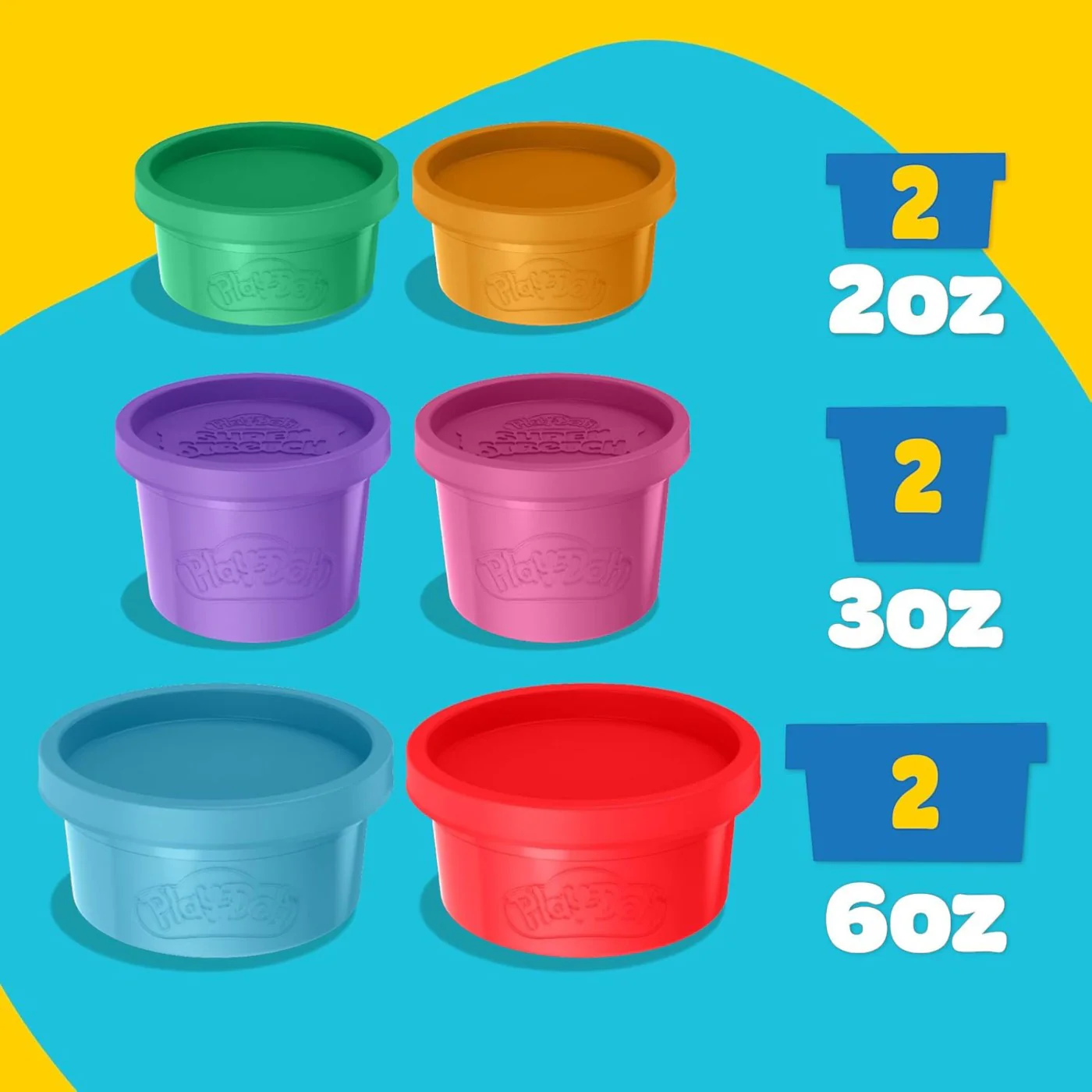 Play-Doh Multi Variety 6 Pack Assorted - Image 4