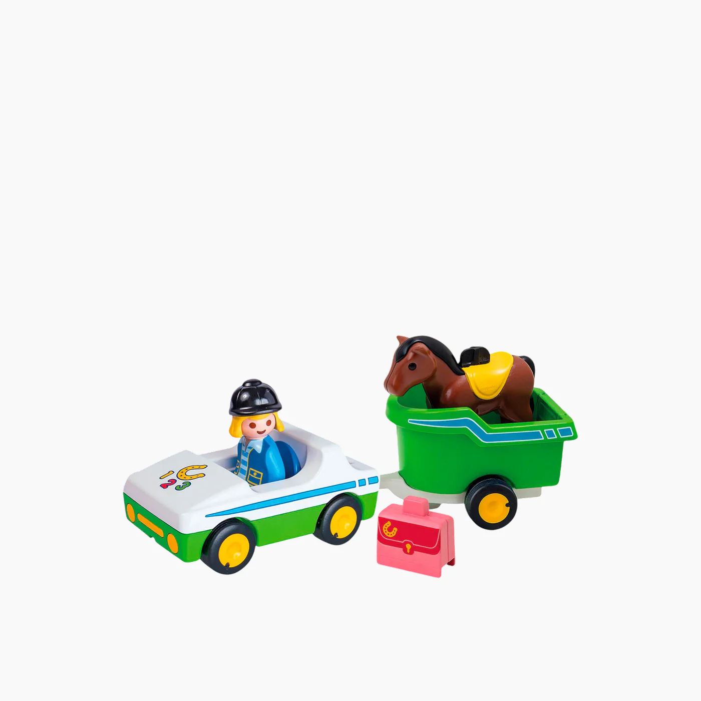 Playmobil Car with Horse Trailer Playset