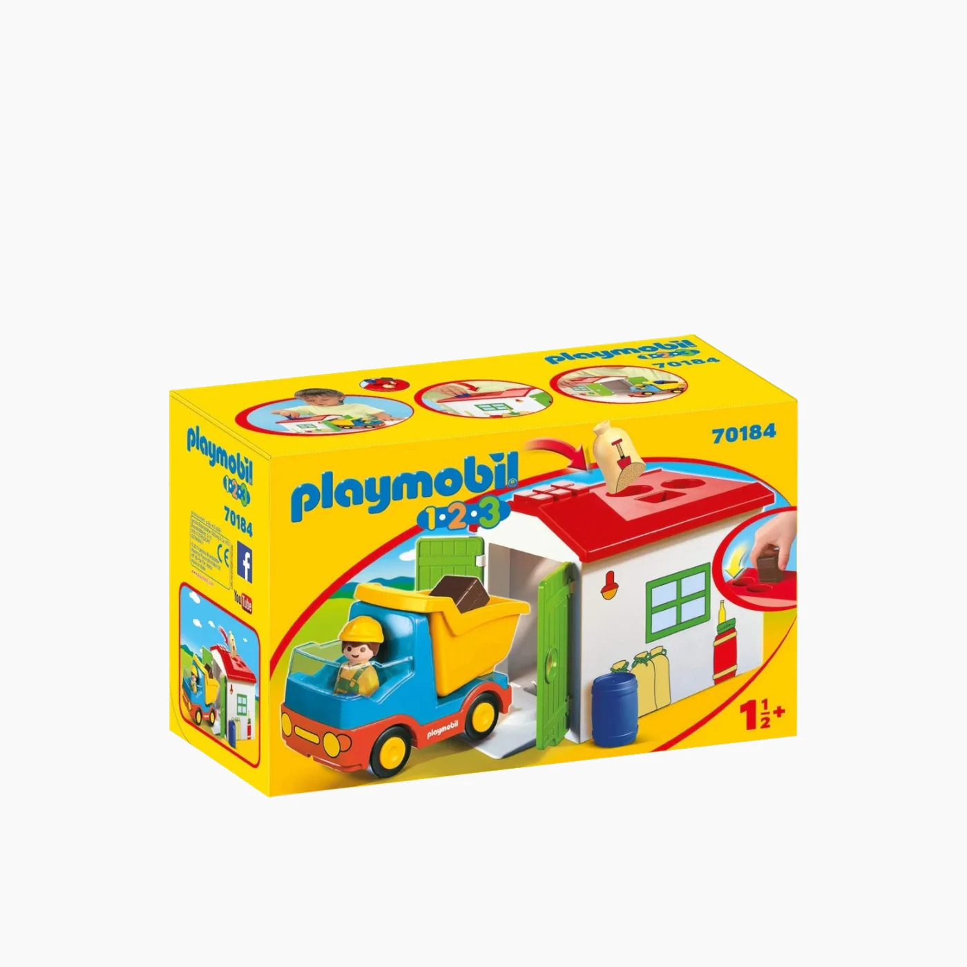 Playmobil 1.2.3 Dump Truck Toy Truck - Image 2