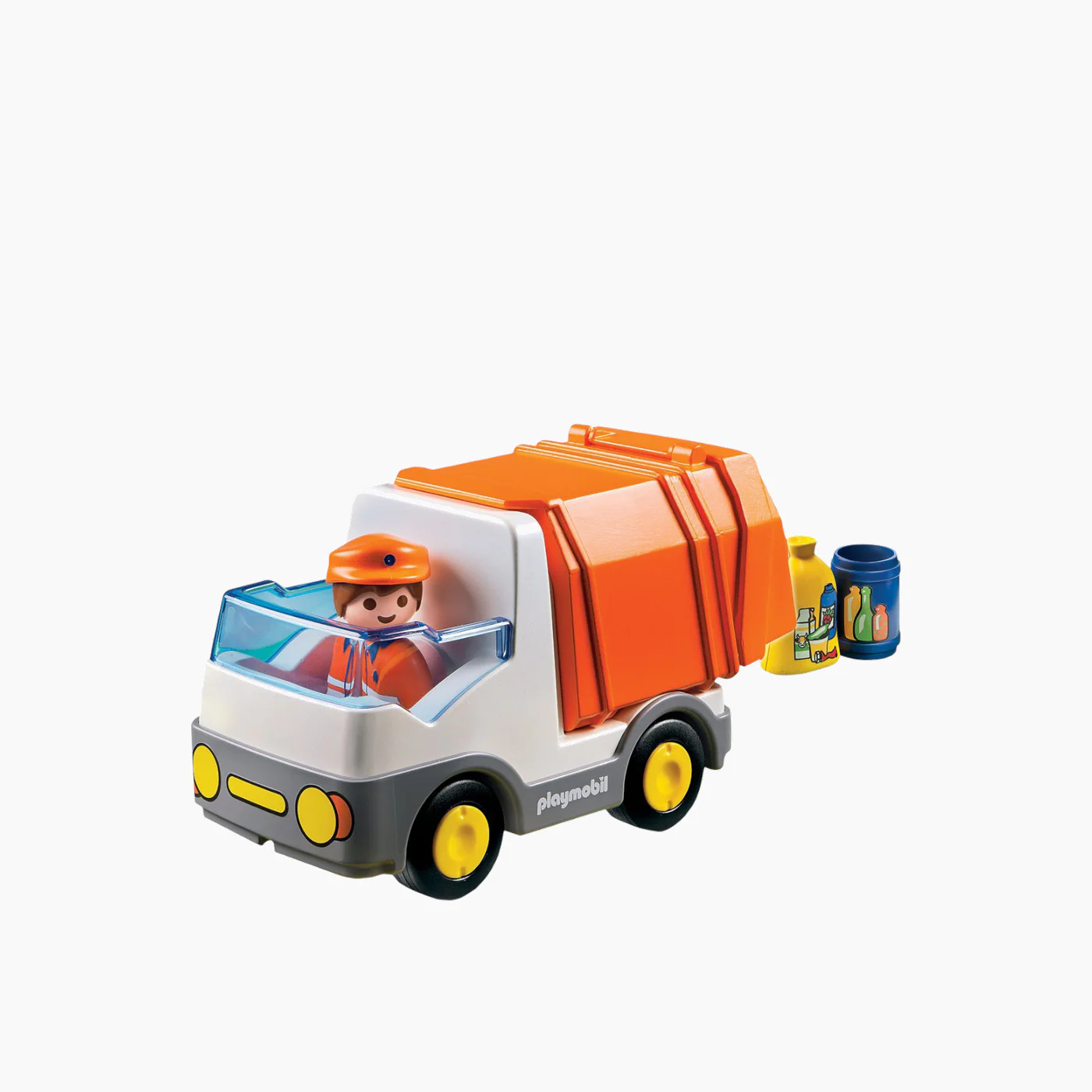 Playmobil 1.2.3 Recycling Truck Toy