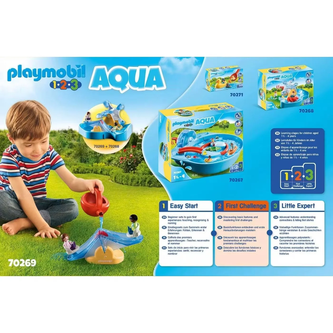 Playmobil 1.2.3 Water Seesaw Toy - Image 4