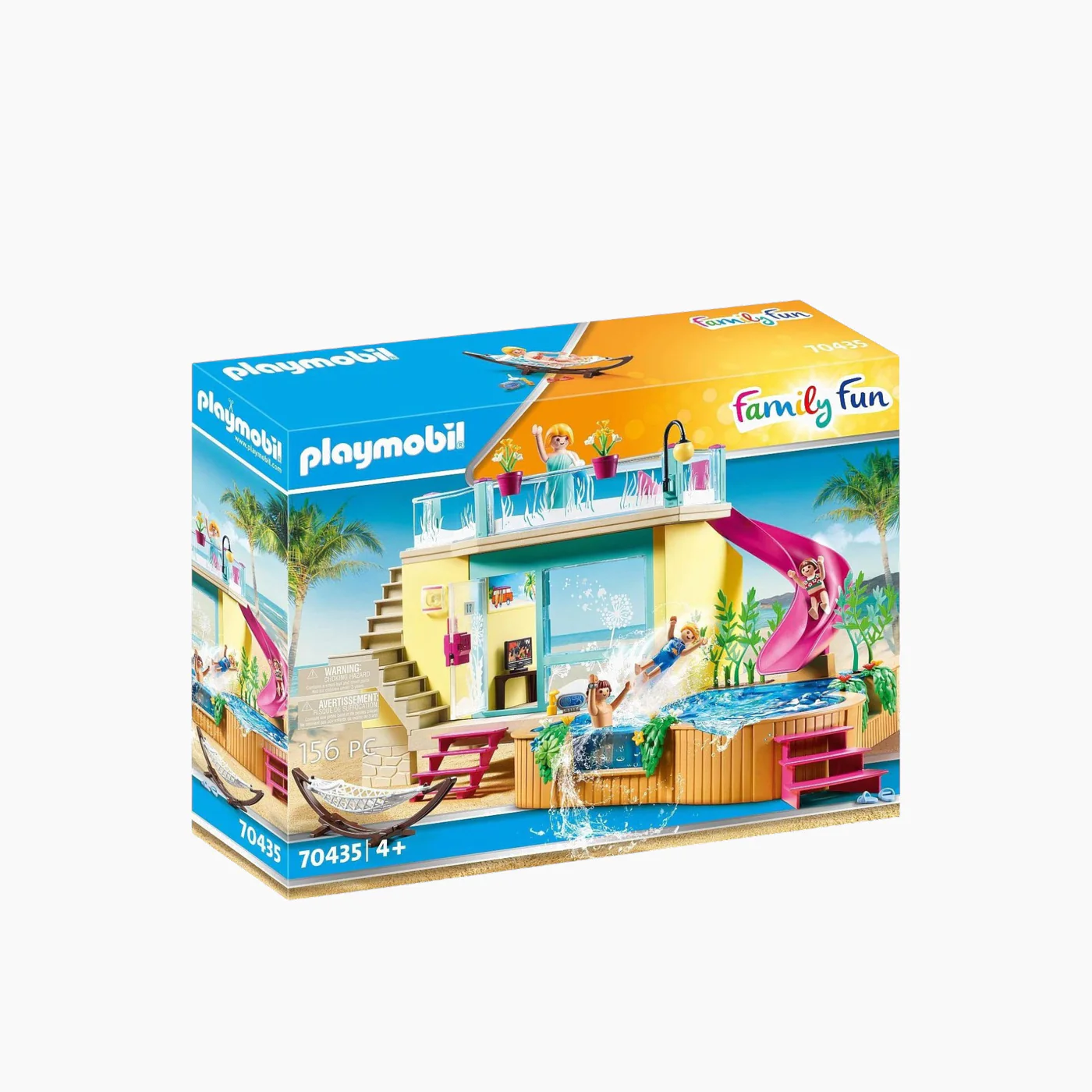 Playmobil Bungalow with Pool Toy Playset - Image 2