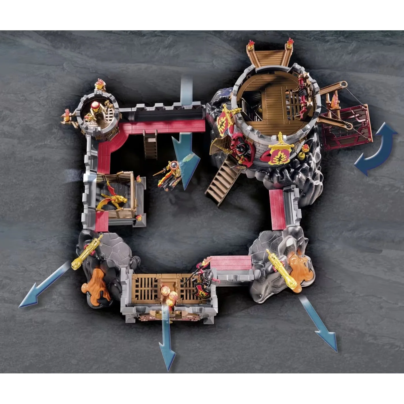 Playmobil Burnham Raiders Fortress Toy Playset - Image 6