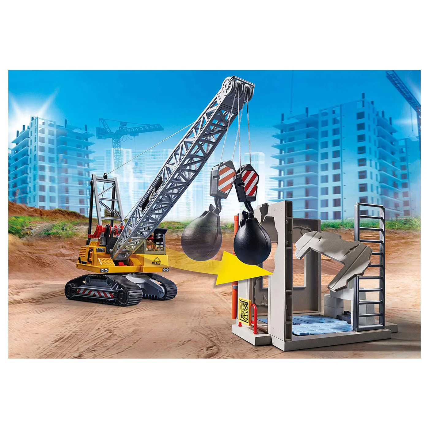 Playmobil Cable Excavator Toy Playset - Image 4
