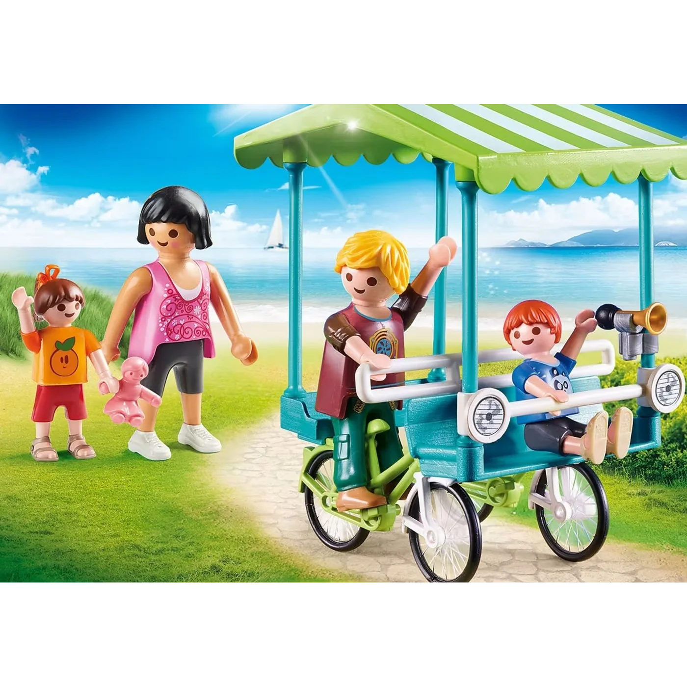 Playmobil Family Bicycle Toy Playset - Image 4