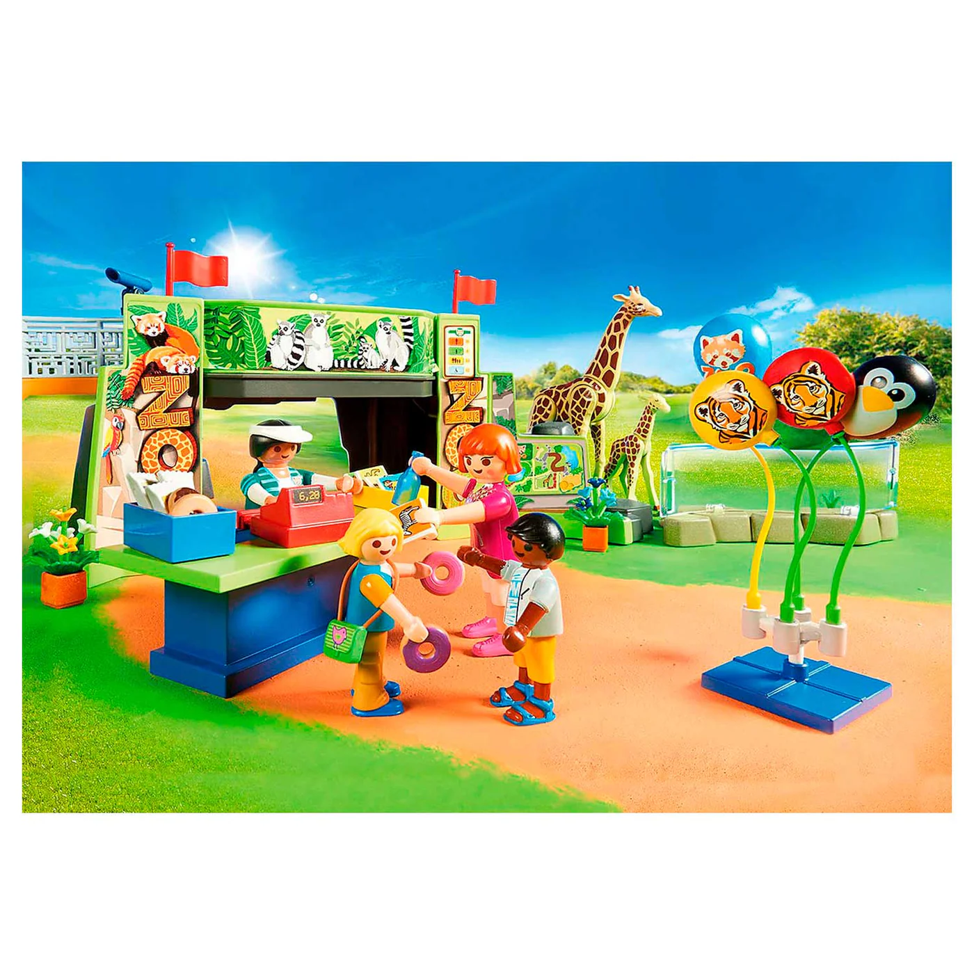 Playmobil Large City Zoo Toy Playset - Image 3