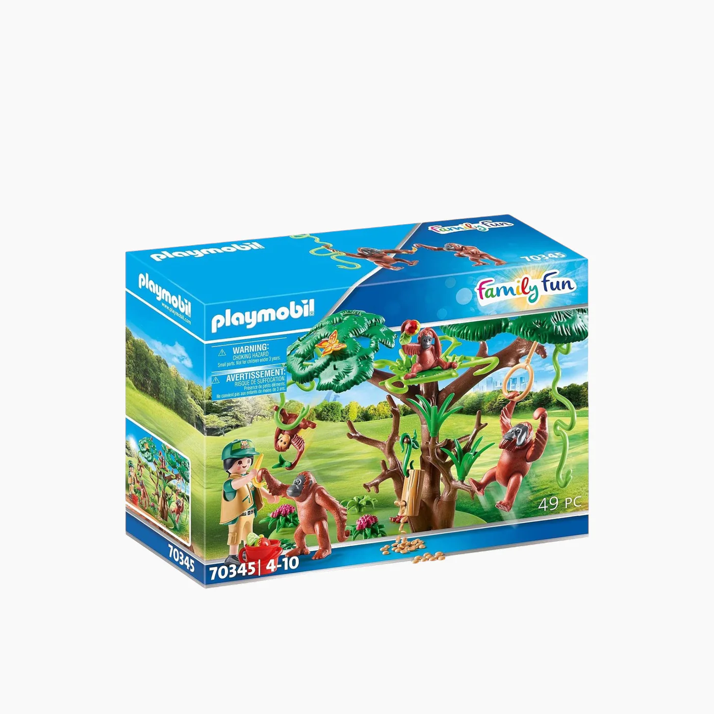 Playmobil Orangutans with Tree Toy Playset - Image 2