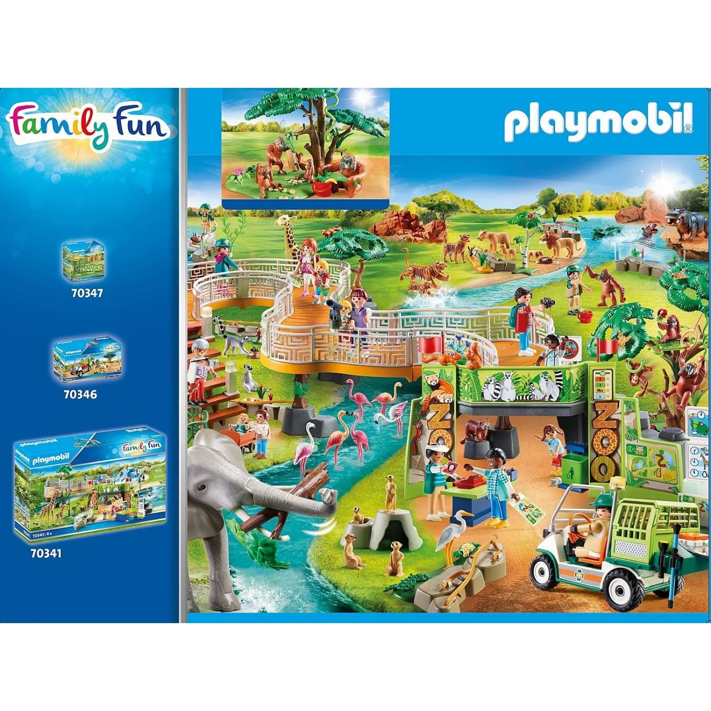 Playmobil Orangutans with Tree Toy Playset - Image 6
