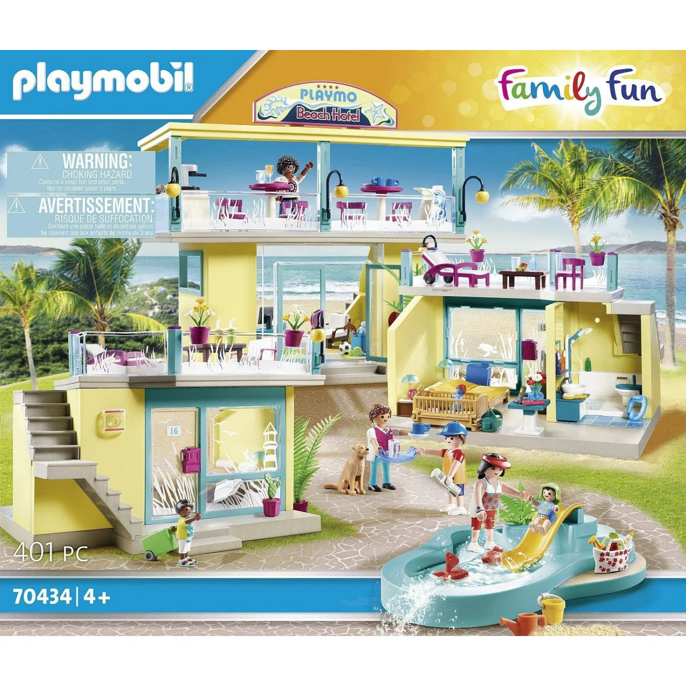 Playmobil PLAYMO Beach Hotel Toy Playset - Image 8