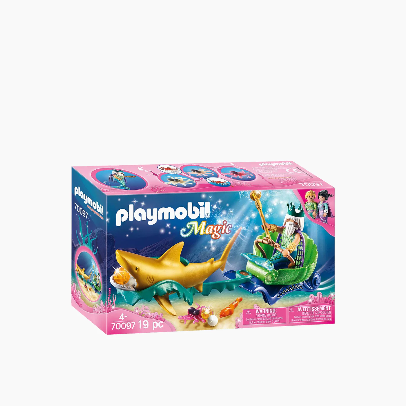 Playmobil Sea King with Shark Carriage Toy Playset - Image 4