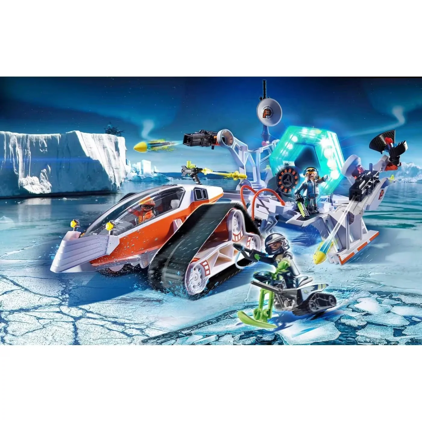 Playmobil Spy Team Command Sled Toy Playset - Image 4