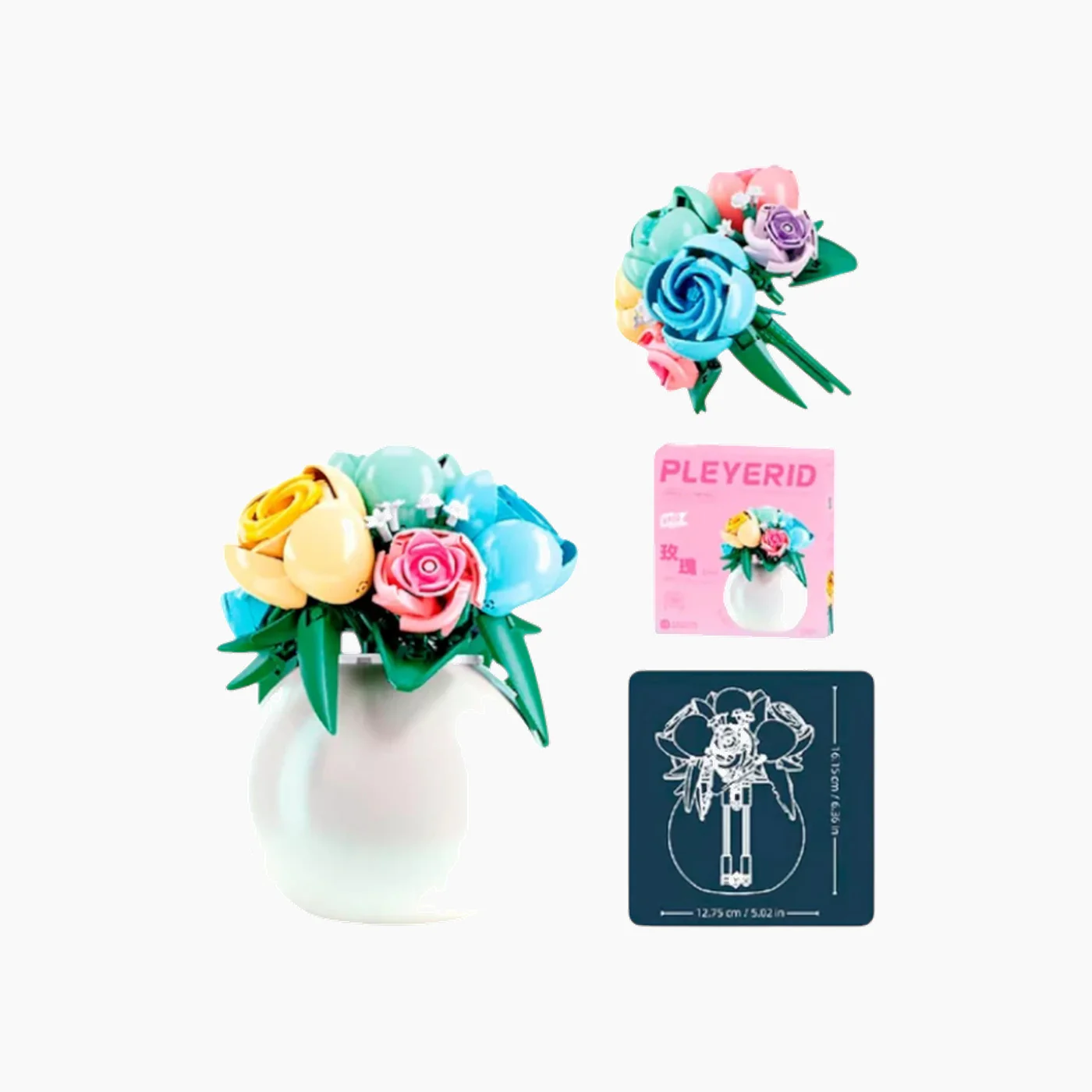 Sluban PLEYERID Roses Construction Set - Image 2