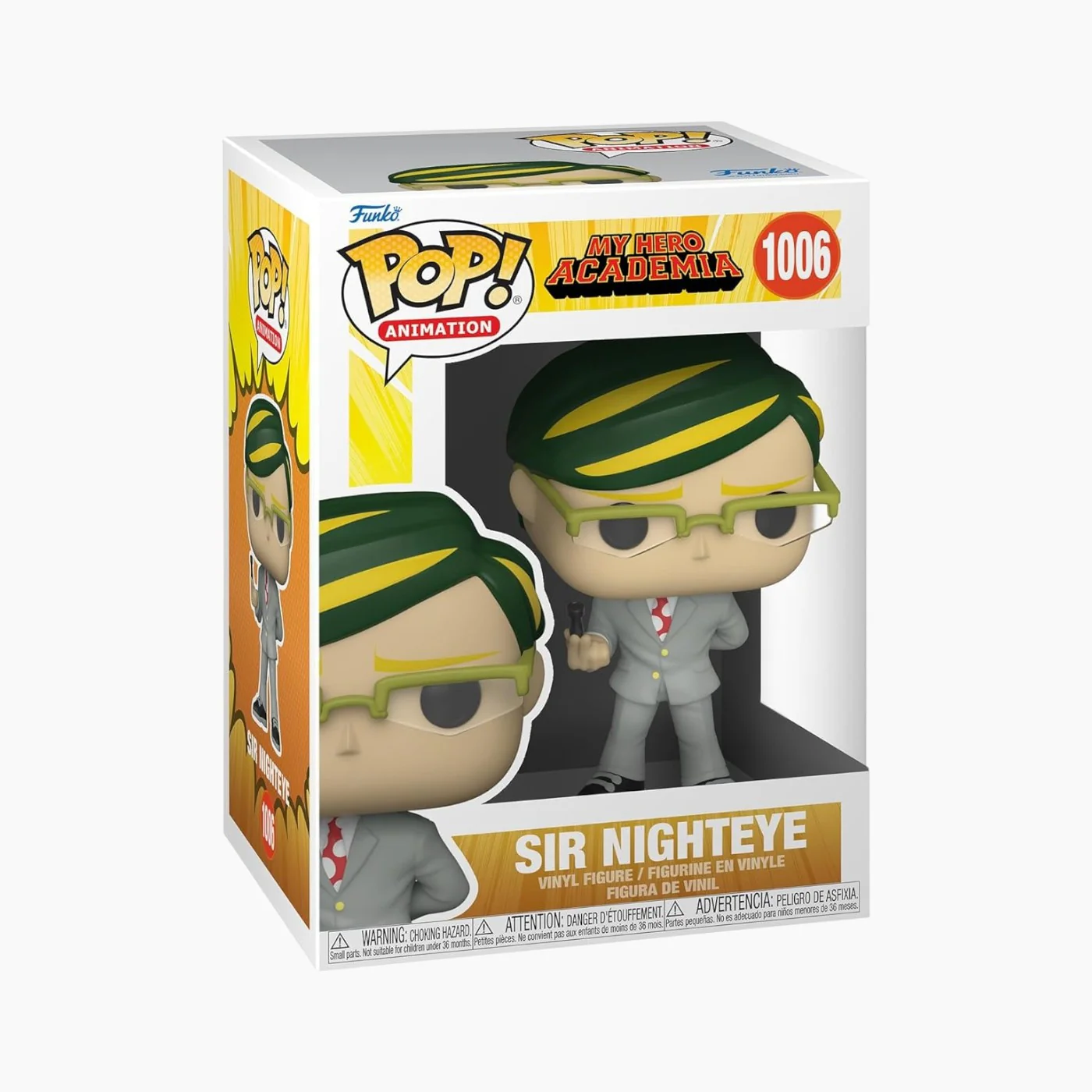 FUNKO Pop! Animation My Hero Academia Sir Nighteye Bobblehead Figure - Image 2