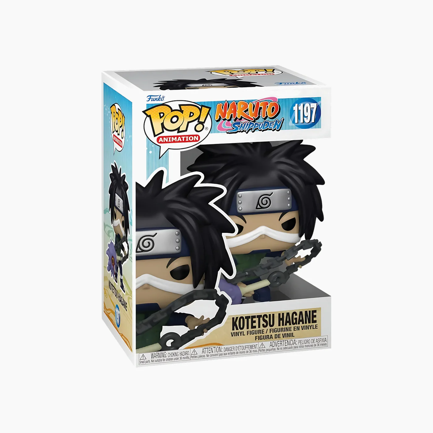 FUNKO Pop! Animation Naruto Kotetsu Hagane Bobblehead Figure - Image 2