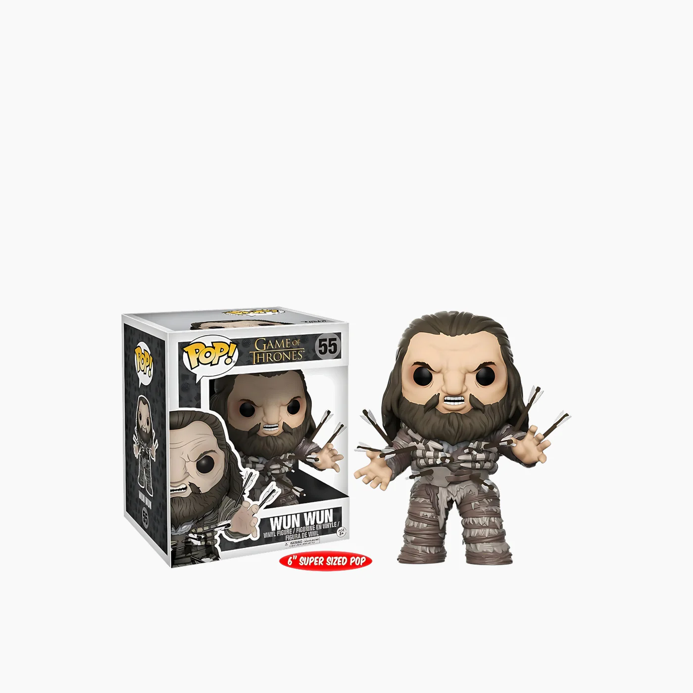 FUNKO Pop Super! TV: Game of Thrones: Wun Wun with Arrows Bobblehead Figure - Image 2