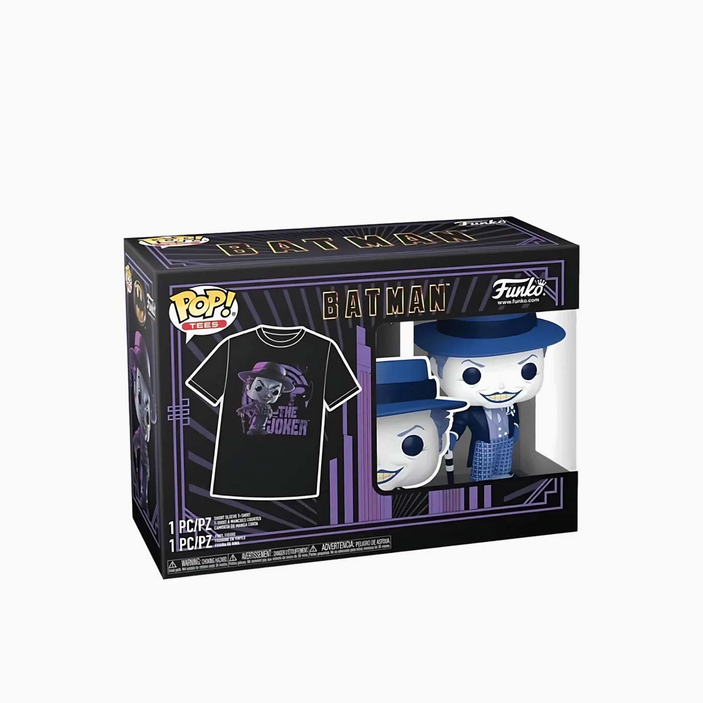 FUNKO Pop & Tee! Heroes: Batman (1989) - The Joker T-Shirt - Image 2