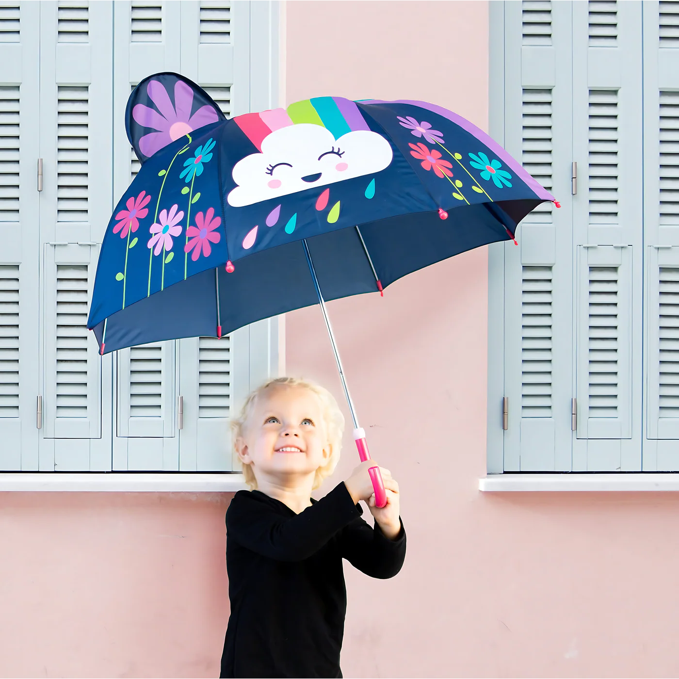 Stephen Joseph Rainbow Pop Up Umbrella - Image 2