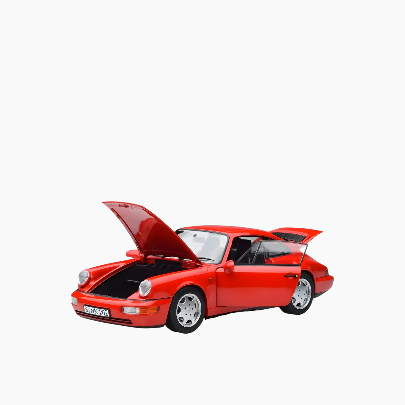 Norev Porsche 911 Carrera (964) Red 1:18 Scale Model Car - Image 4